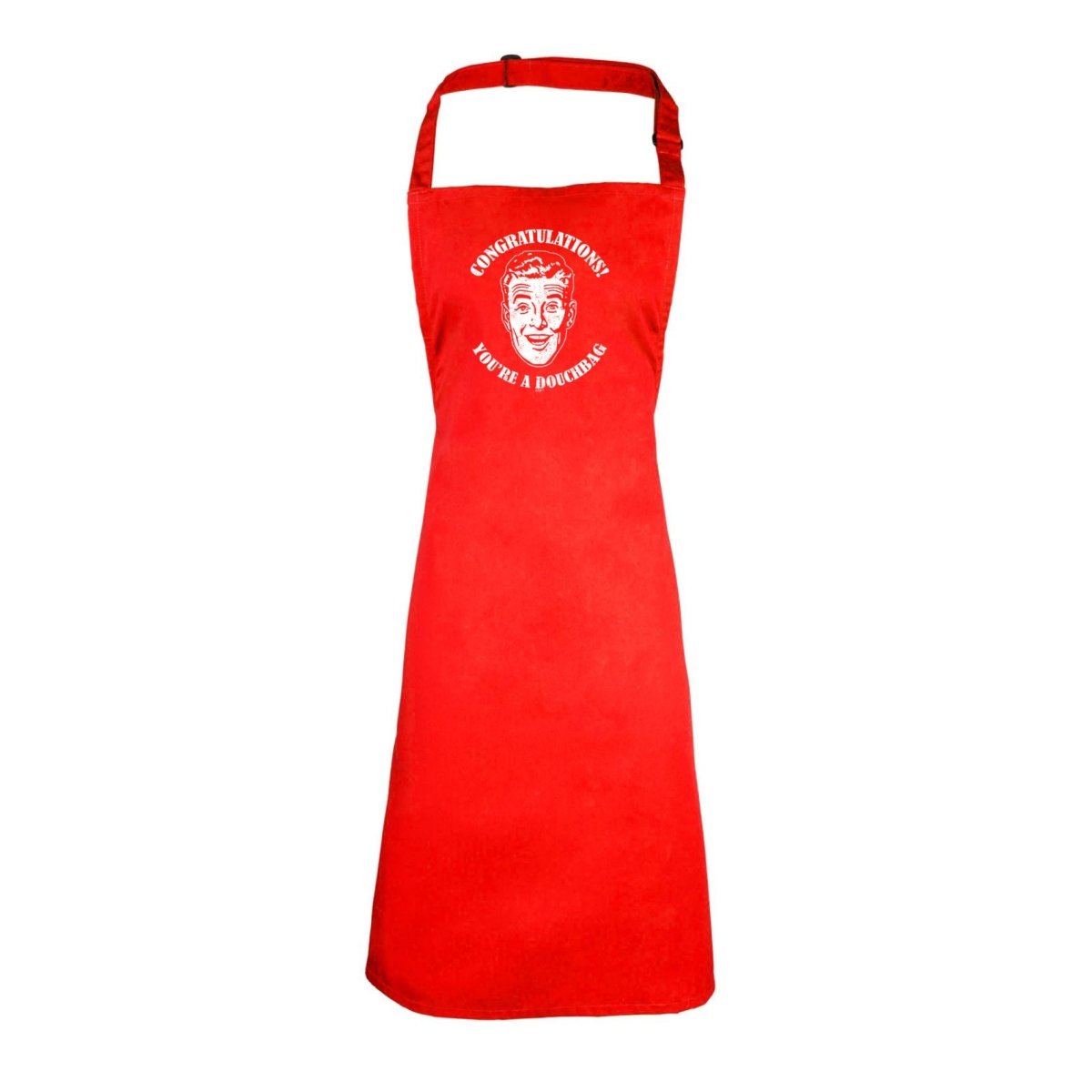 Congratulations Douchbag - Funny Novelty Kitchen Adult Apron - 123t Australia | Funny T-Shirts Mugs Novelty Gifts