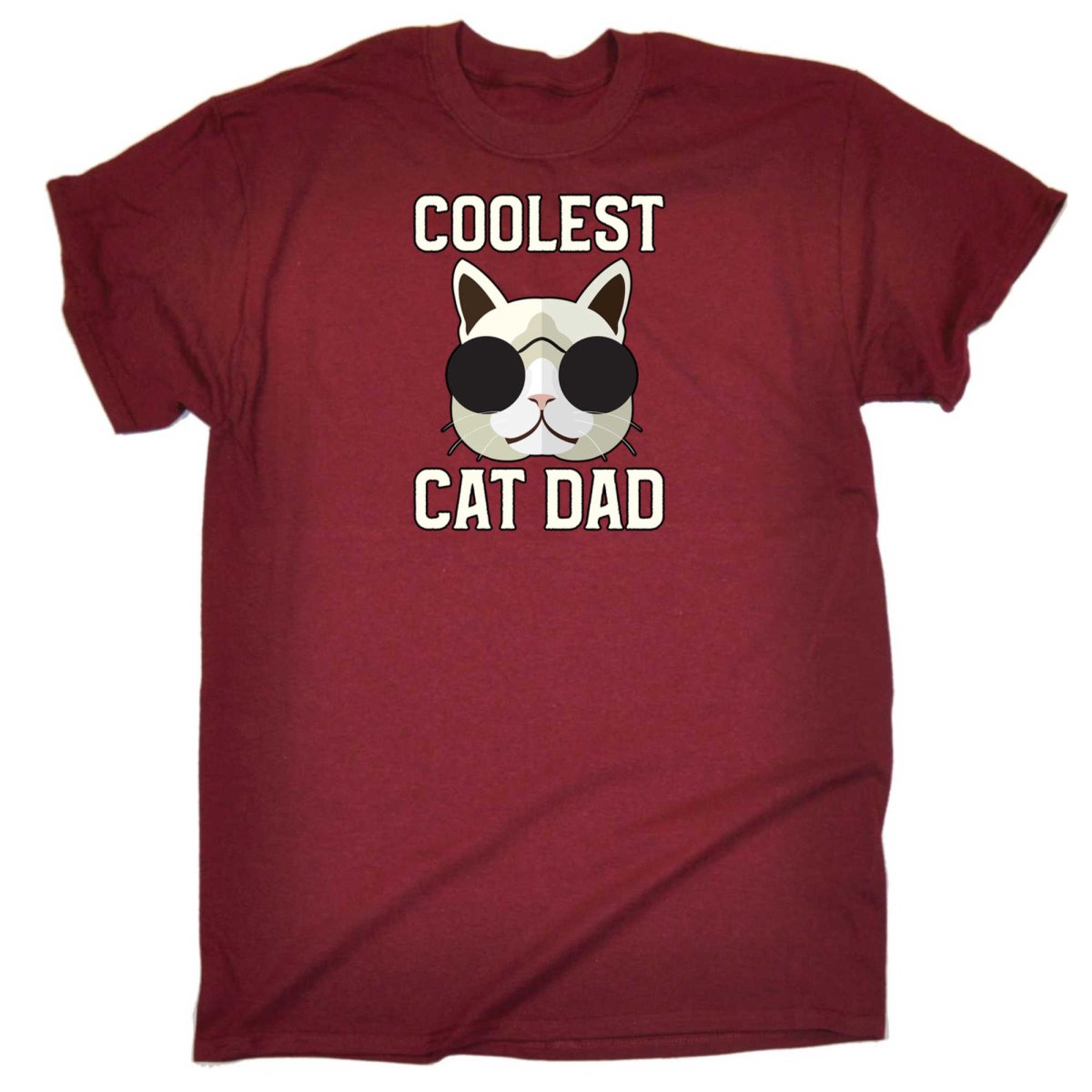 Coolest Cat Dad - Mens Funny T-Shirt Tshirts - 123t Australia | Funny T-Shirts Mugs Novelty Gifts