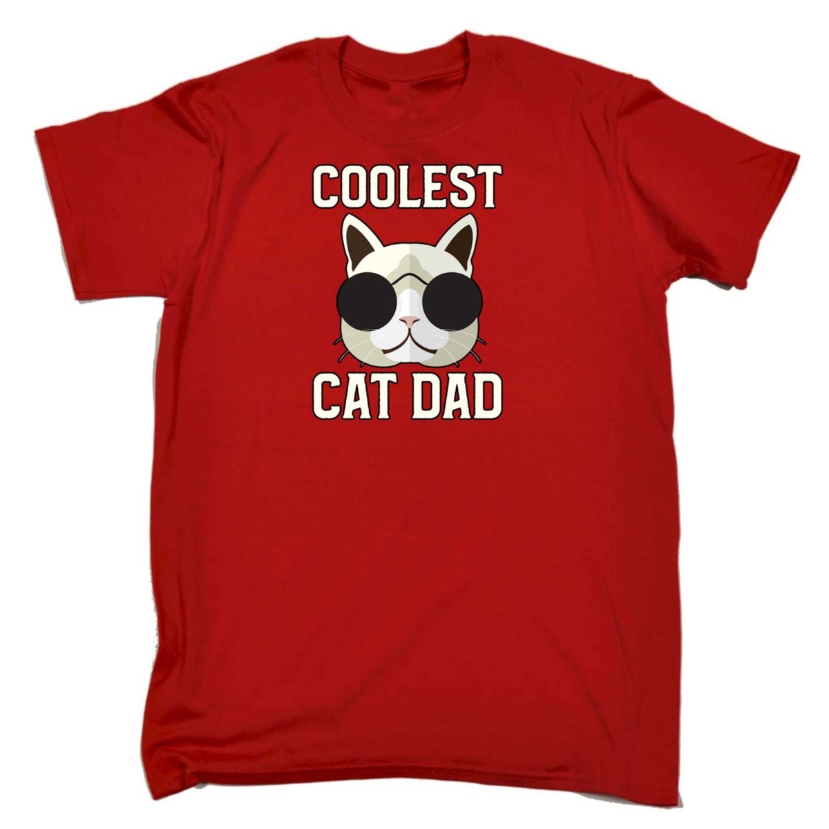 Coolest Cat Dad - Mens Funny T-Shirt Tshirts - 123t Australia | Funny T-Shirts Mugs Novelty Gifts