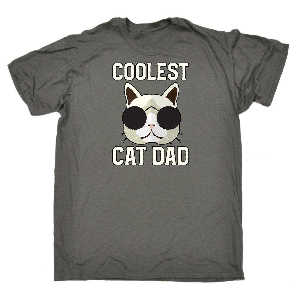 Coolest Cat Dad - Mens Funny T-Shirt Tshirts - 123t Australia | Funny T-Shirts Mugs Novelty Gifts