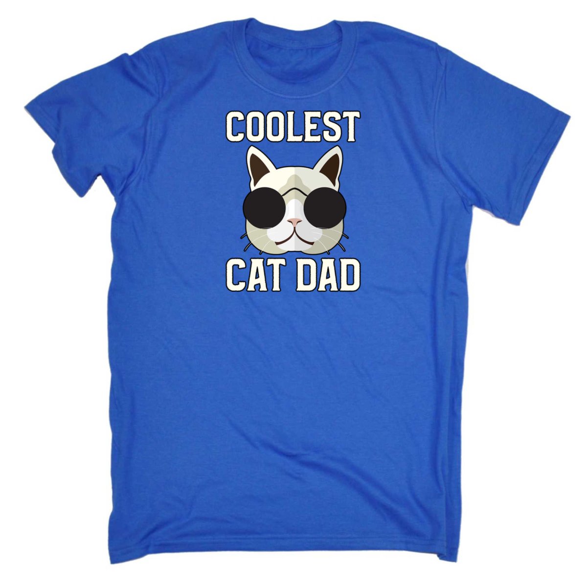 Coolest Cat Dad - Mens Funny T-Shirt Tshirts - 123t Australia | Funny T-Shirts Mugs Novelty Gifts