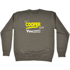 Cooper V1 Surname Thing - Funny Novelty Sweatshirt - 123t Australia | Funny T-Shirts Mugs Novelty Gifts