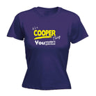 Cooper V1 Surname Thing - Funny Novelty Womens T-Shirt T Shirt Tshirt - 123t Australia | Funny T-Shirts Mugs Novelty Gifts