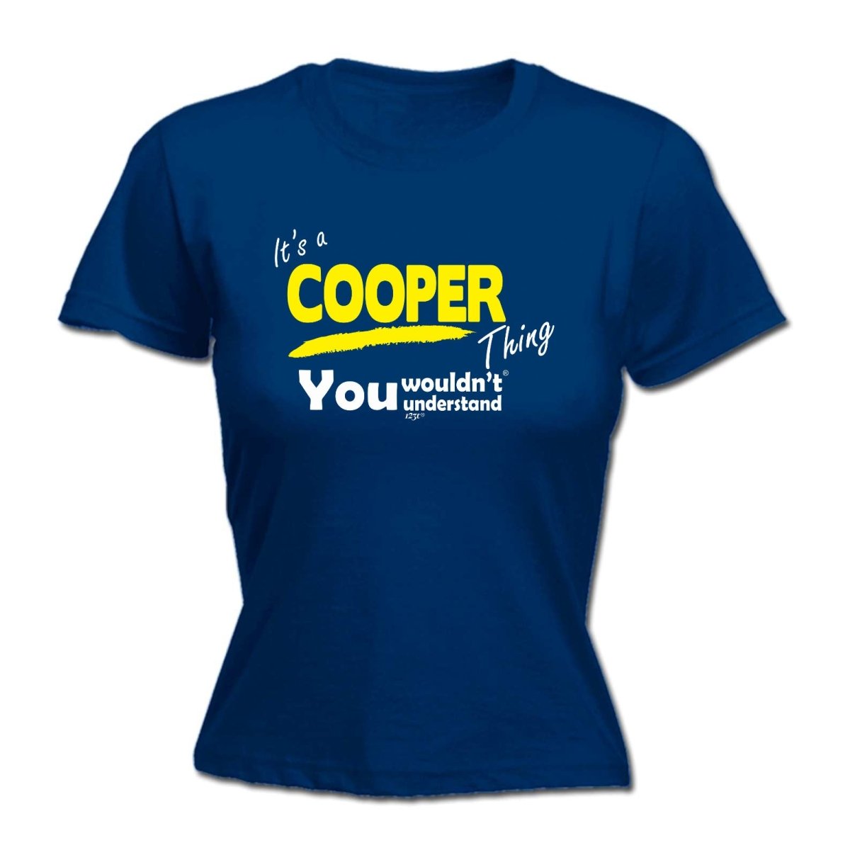 Cooper V1 Surname Thing - Funny Novelty Womens T-Shirt T Shirt Tshirt - 123t Australia | Funny T-Shirts Mugs Novelty Gifts