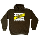 Cooper V2 Surname Thing - Funny Novelty Hoodies Hoodie - 123t Australia | Funny T-Shirts Mugs Novelty Gifts