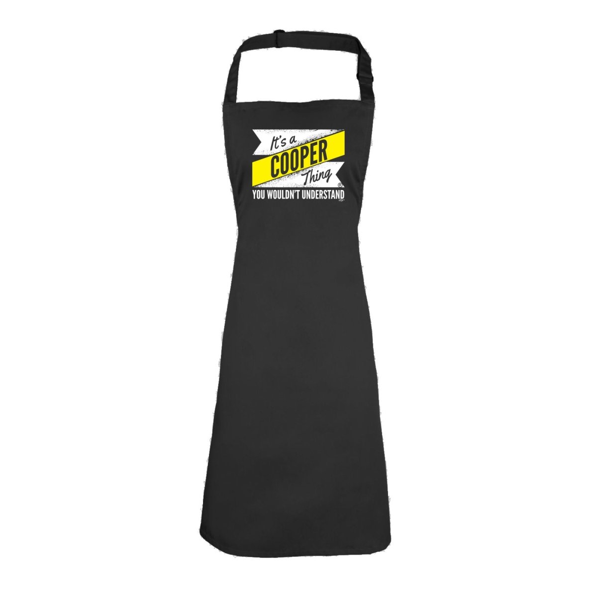 Cooper V2 Surname Thing - Funny Novelty Kitchen Adult Apron - 123t Australia | Funny T-Shirts Mugs Novelty Gifts