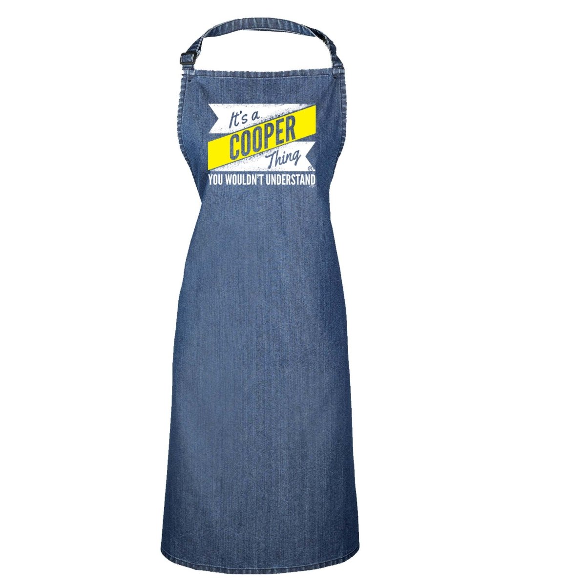 Cooper V2 Surname Thing - Funny Novelty Kitchen Adult Apron - 123t Australia | Funny T-Shirts Mugs Novelty Gifts