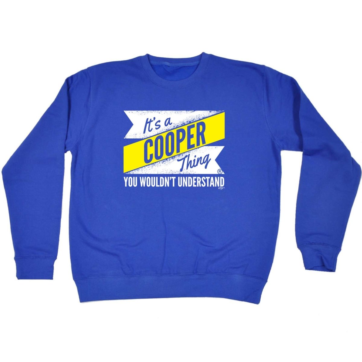 Cooper V2 Surname Thing - Funny Novelty Sweatshirt - 123t Australia | Funny T-Shirts Mugs Novelty Gifts