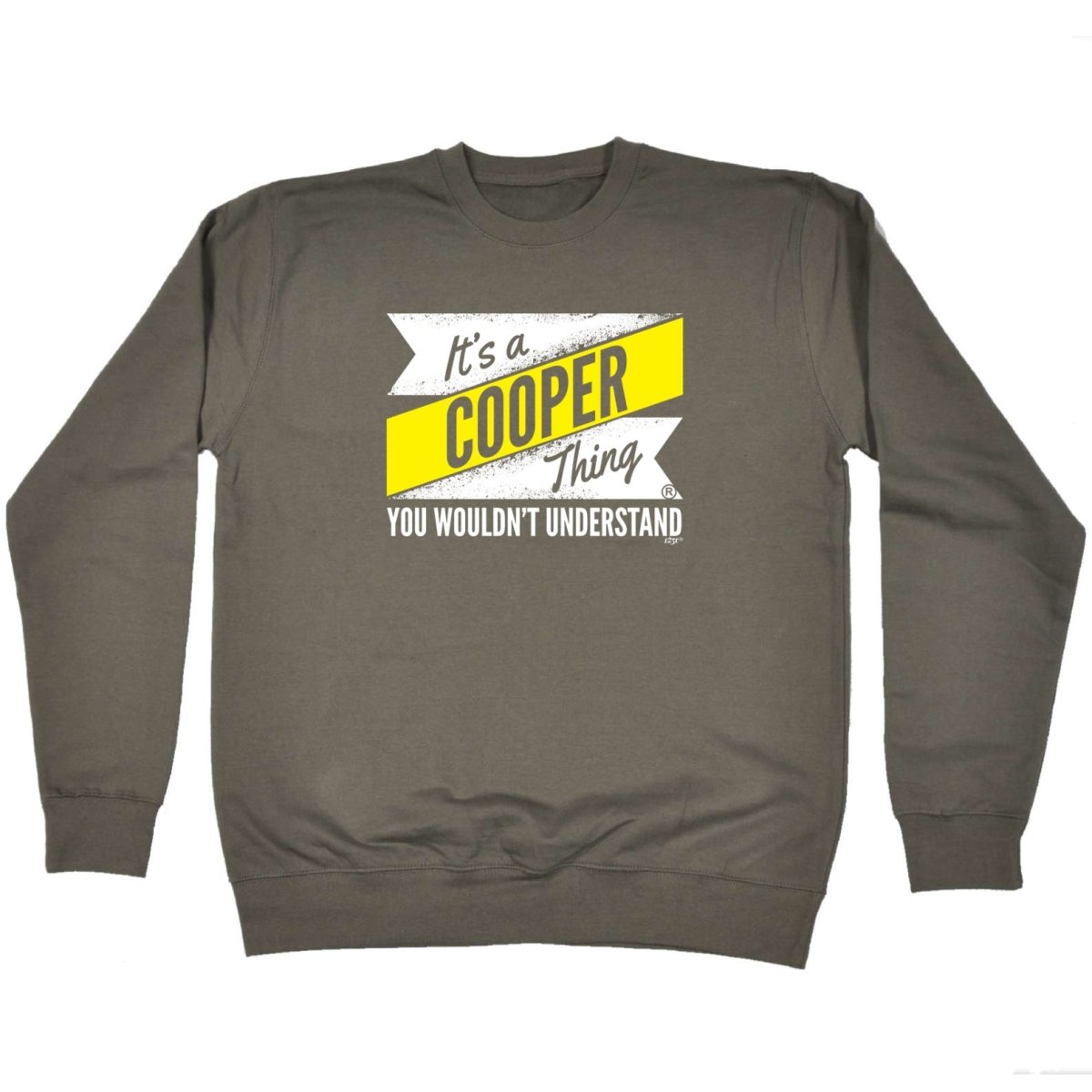 Cooper V2 Surname Thing - Funny Novelty Sweatshirt - 123t Australia | Funny T-Shirts Mugs Novelty Gifts