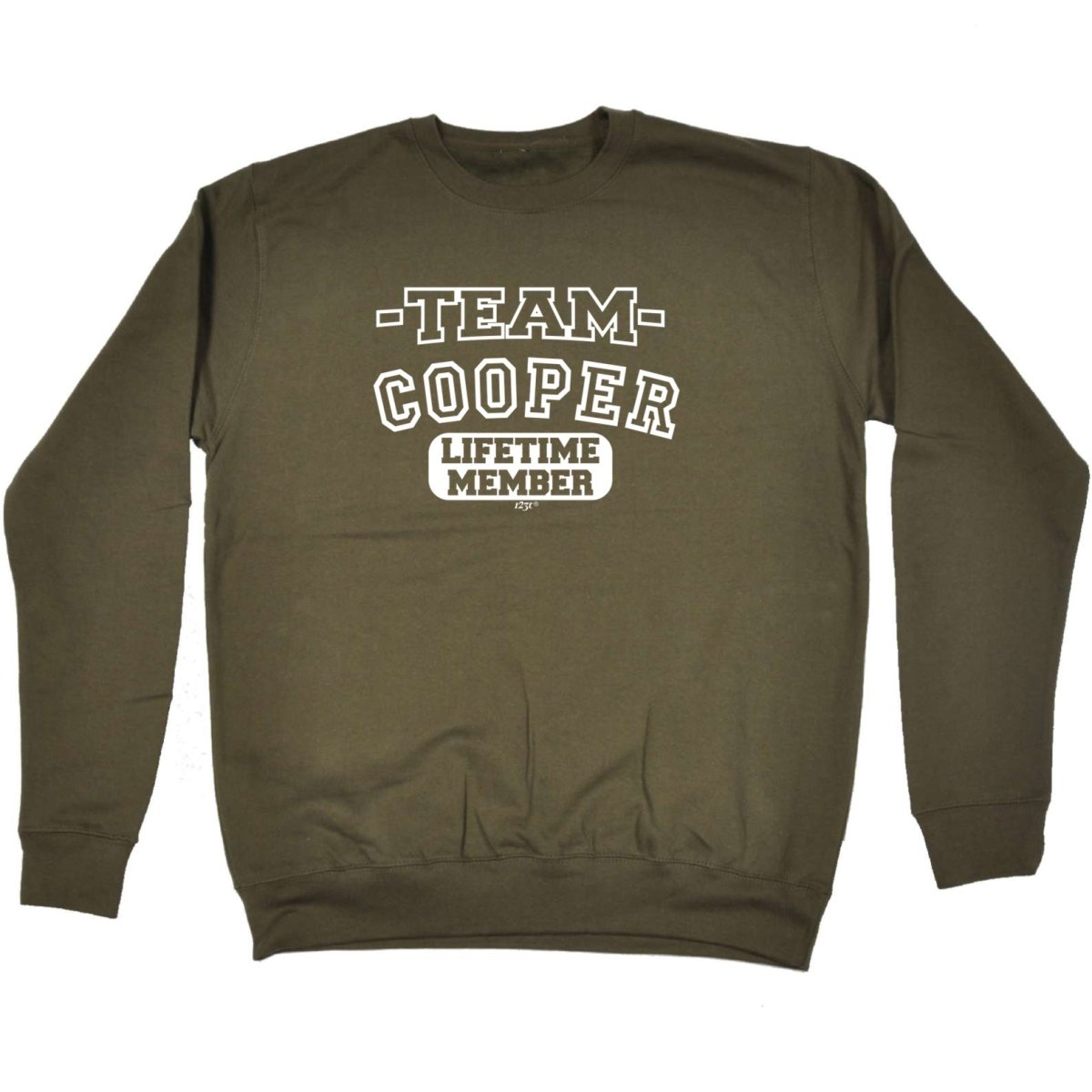 Cooper V2 Team Lifetime Member - Funny Novelty Sweatshirt - 123t Australia | Funny T-Shirts Mugs Novelty Gifts