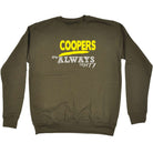 Coopers Always Right - Funny Novelty Sweatshirt - 123t Australia | Funny T-Shirts Mugs Novelty Gifts