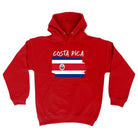 Costa Rica (State) Country Flag Nationality - Hoodies Hoodie - 123t Australia | Funny T-Shirts Mugs Novelty Gifts