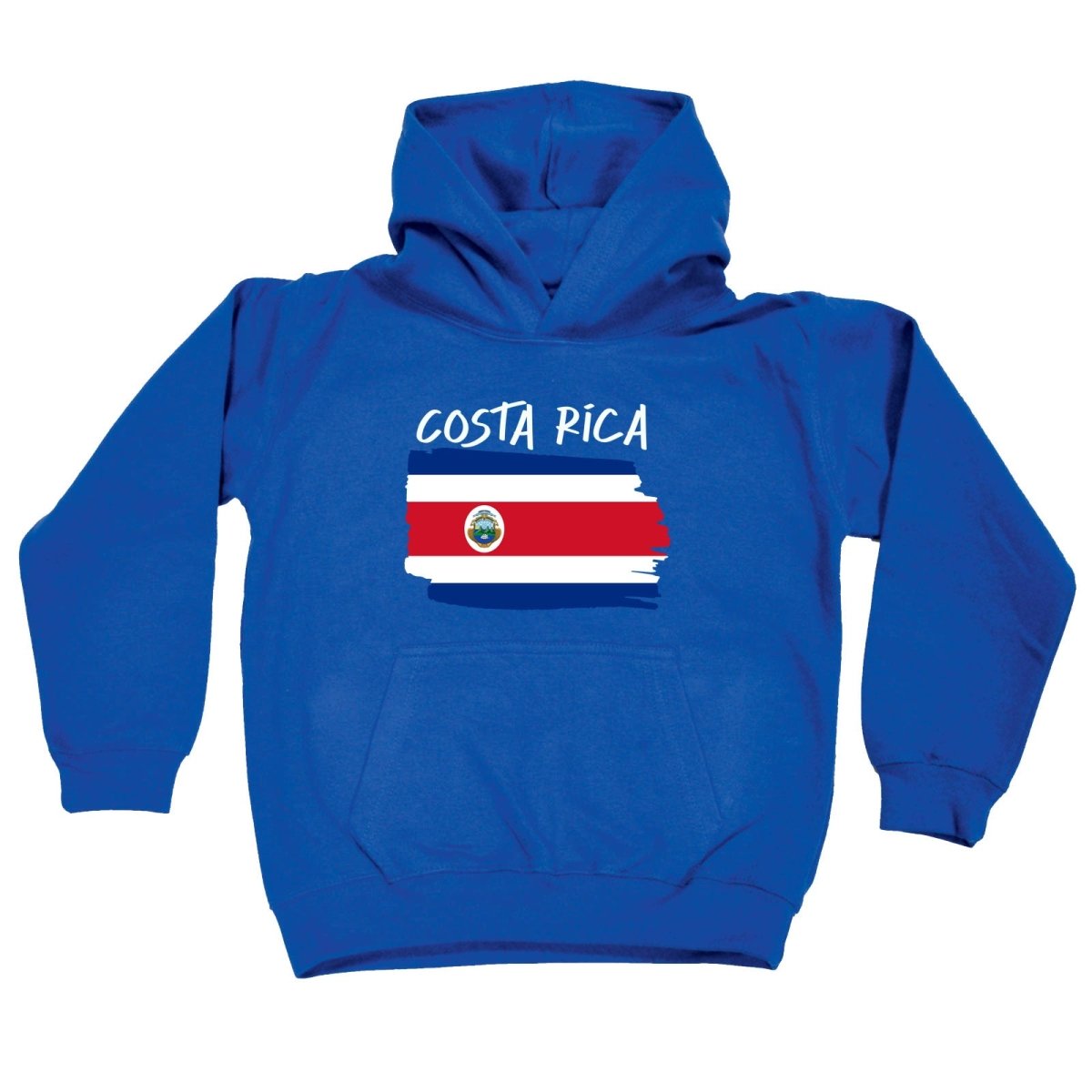 Costa Rica (State) Country Flag Nationality - Kids Children Hoodie - 123t Australia | Funny T-Shirts Mugs Novelty Gifts