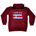 Costa Rica (State) Country Flag Nationality - Kids Children Hoodie - 123t Australia | Funny T-Shirts Mugs Novelty Gifts