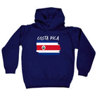 Costa Rica (State) Country Flag Nationality - Kids Children Hoodie - 123t Australia | Funny T-Shirts Mugs Novelty Gifts