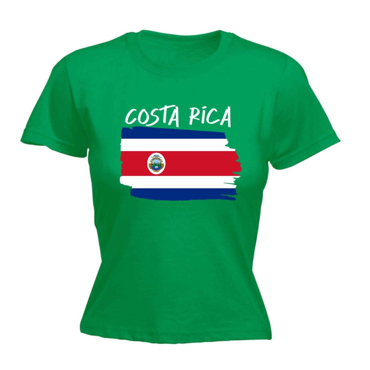 Costa Rica (State) Country Flag Nationality - Womens T-Shirt T Shirt Tshirt - 123t Australia | Funny T-Shirts Mugs Novelty Gifts