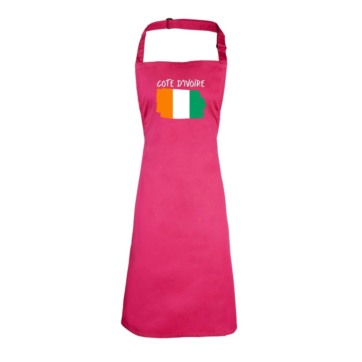 Cote Divoire -Country Flag Nationality Kids Childrens Kitchen Apron - 123t Australia | Funny T-Shirts Mugs Novelty Gifts