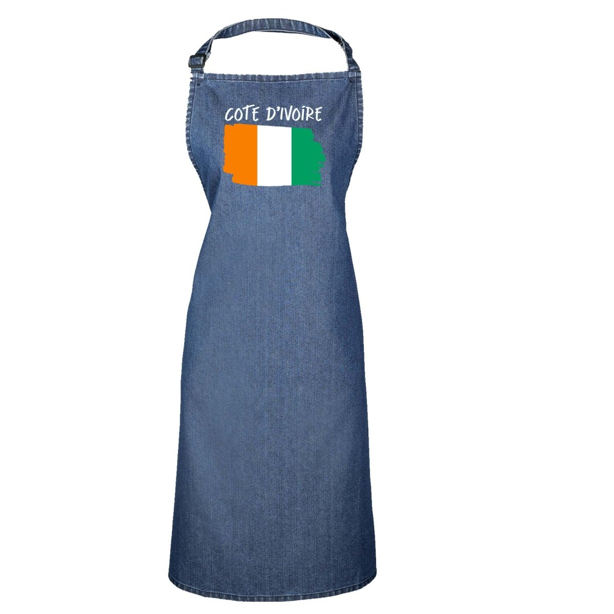 Cote Divoire Country Flag Nationality - Kitchen Apron - 123t Australia | Funny T-Shirts Mugs Novelty Gifts