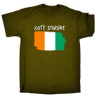 Cote Divoire - Country Flag Nationality Mens T-Shirt T Shirt Tshirts - 123t Australia | Funny T-Shirts Mugs Novelty Gifts