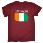 Cote Divoire - Country Flag Nationality Mens T-Shirt T Shirt Tshirts - 123t Australia | Funny T-Shirts Mugs Novelty Gifts