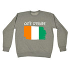 Cote Divoire Country Flag Nationality - Sweatshirt - 123t Australia | Funny T-Shirts Mugs Novelty Gifts