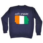 Cote Divoire Country Flag Nationality - Sweatshirt - 123t Australia | Funny T-Shirts Mugs Novelty Gifts