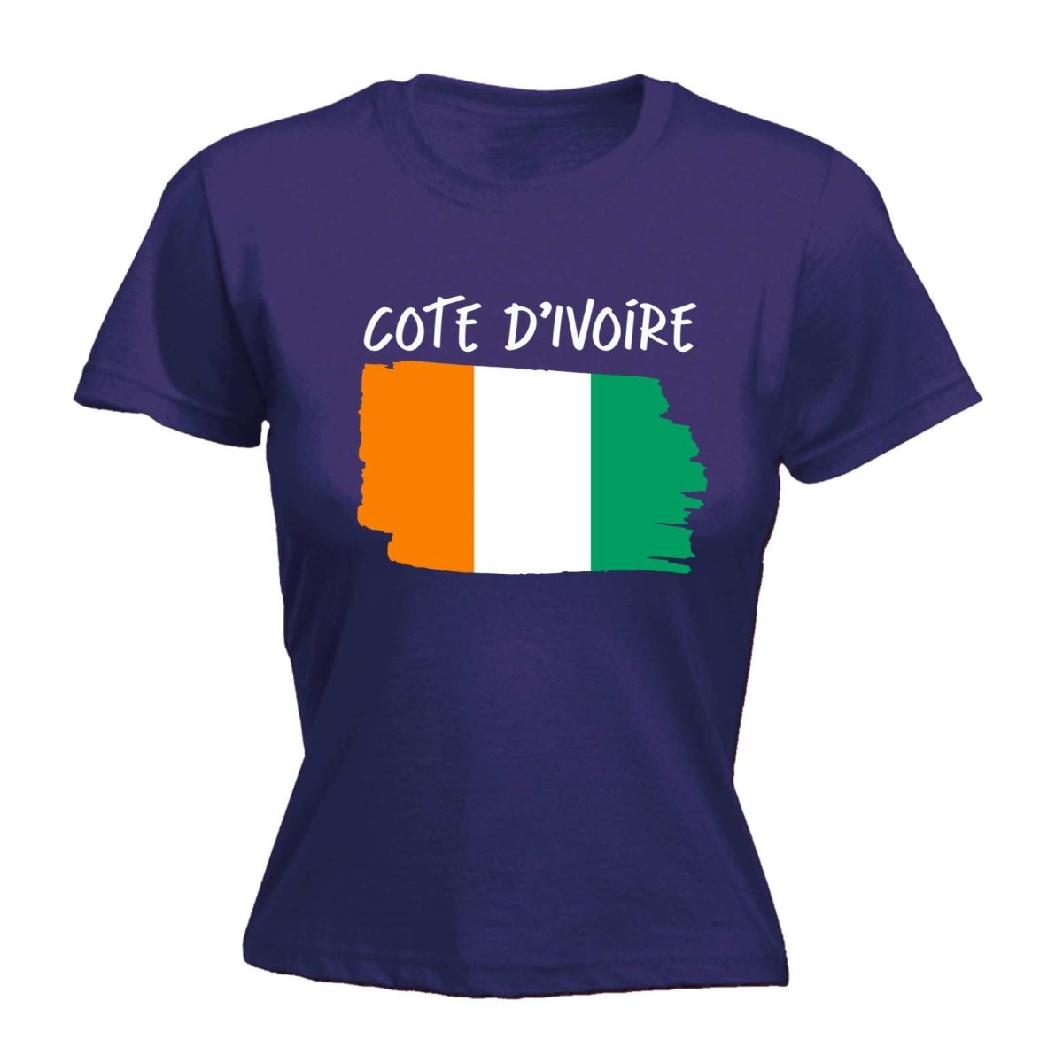 Cote Divoire Country Flag Nationality - Womens T-Shirt T Shirt Tshirt - 123t Australia | Funny T-Shirts Mugs Novelty Gifts