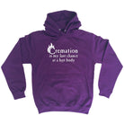 Cremation Hot Body - Funny Novelty Hoodies Hoodie - 123t Australia | Funny T-Shirts Mugs Novelty Gifts