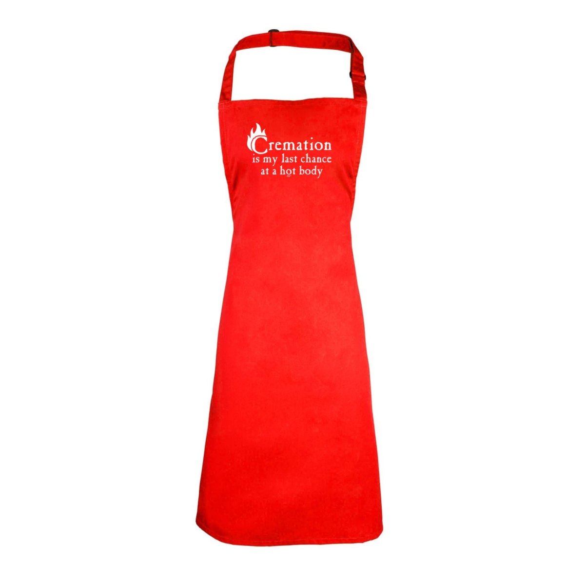 Cremation Hot Body - Funny Novelty Kitchen Adult Apron - 123t Australia | Funny T-Shirts Mugs Novelty Gifts