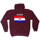 Croatia Country Flag Nationality - Hoodies Hoodie - 123t Australia | Funny T-Shirts Mugs Novelty Gifts