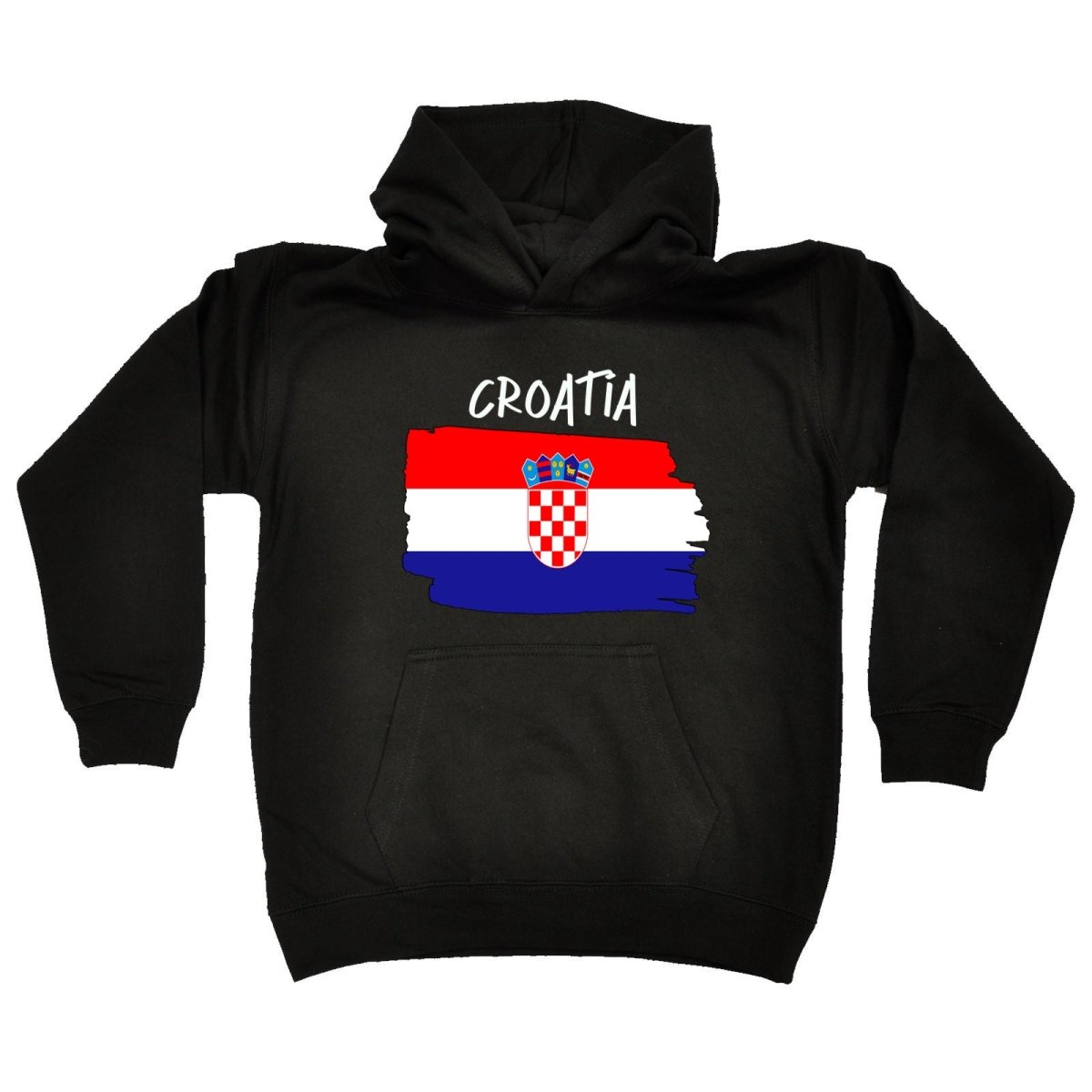 Croatia Country Flag Nationality - Kids Children Hoodie - 123t Australia | Funny T-Shirts Mugs Novelty Gifts