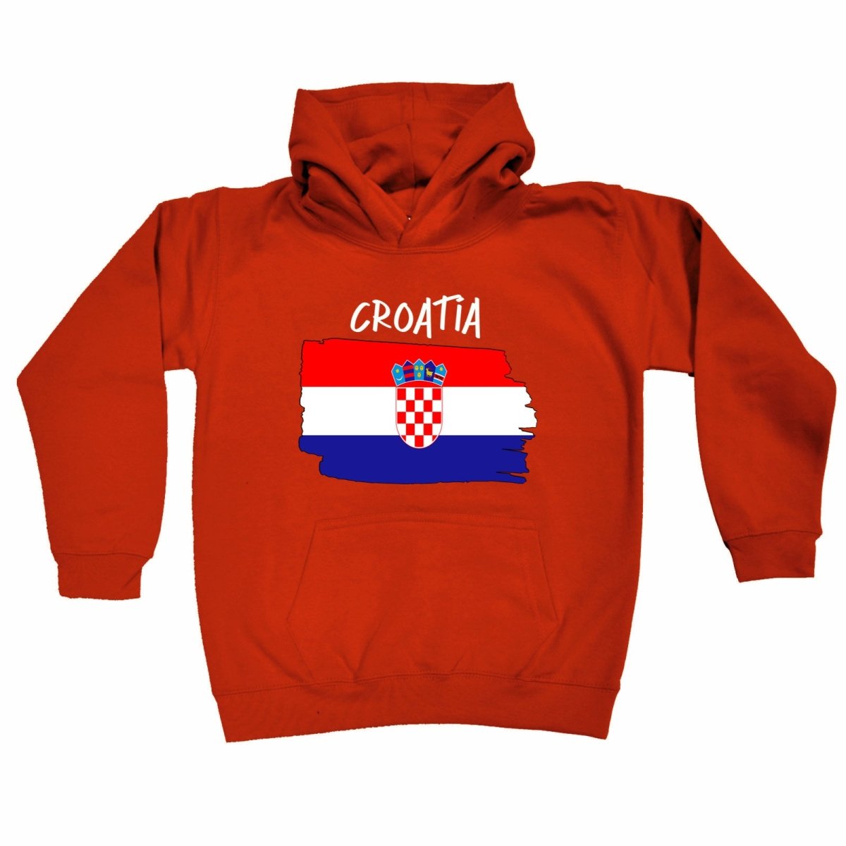 Croatia Country Flag Nationality - Kids Children Hoodie - 123t Australia | Funny T-Shirts Mugs Novelty Gifts