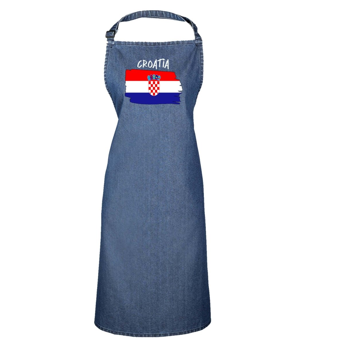 Croatia Country Flag Nationality - Kitchen Apron - 123t Australia | Funny T-Shirts Mugs Novelty Gifts