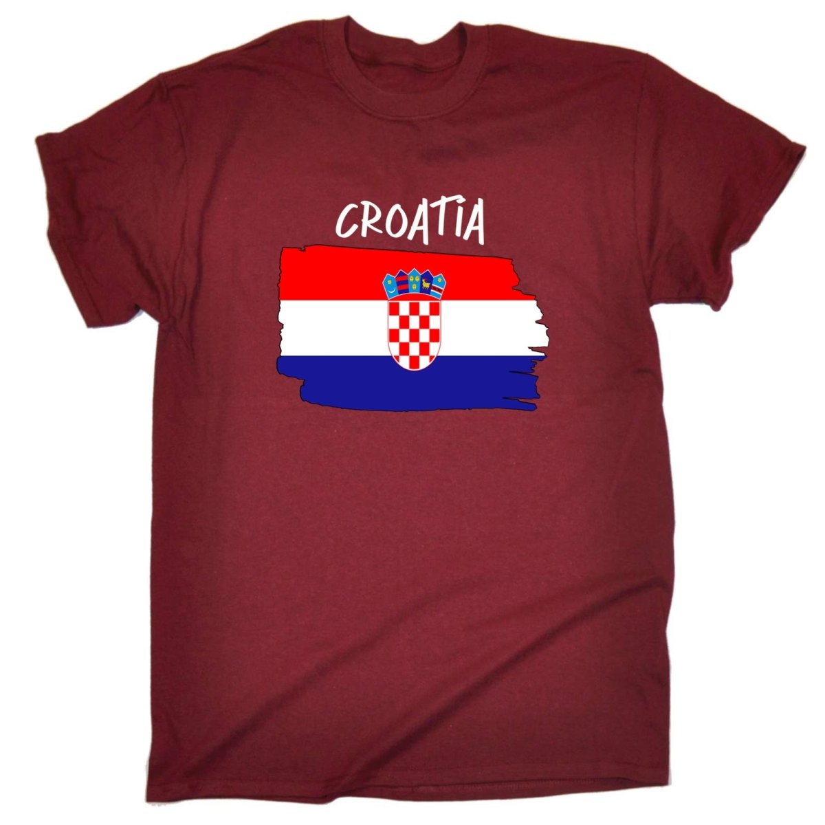 Croatia - Country Flag Nationality Mens T-Shirt T Shirt Tshirts - 123t Australia | Funny T-Shirts Mugs Novelty Gifts