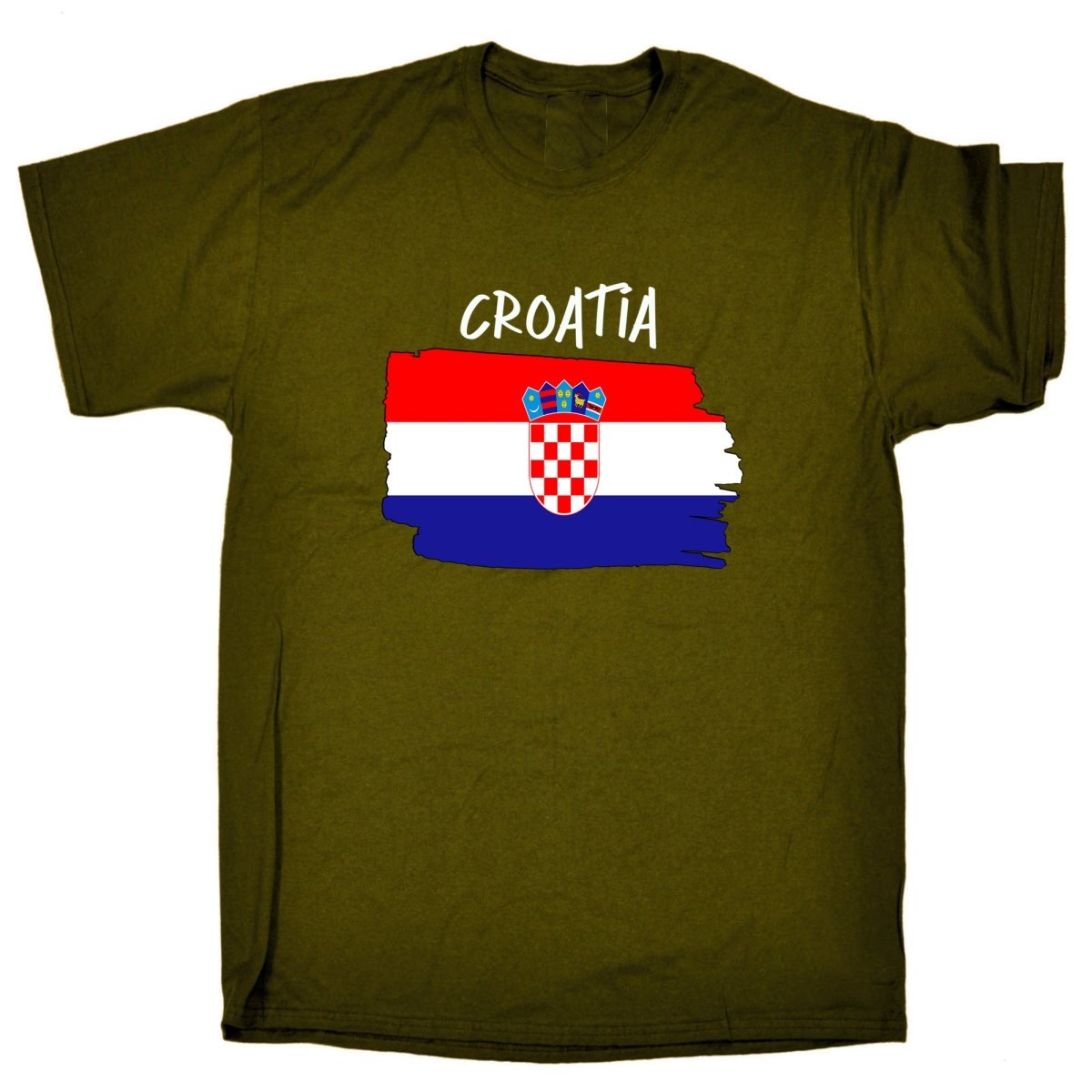 Croatia - Country Flag Nationality Mens T-Shirt T Shirt Tshirts - 123t Australia | Funny T-Shirts Mugs Novelty Gifts