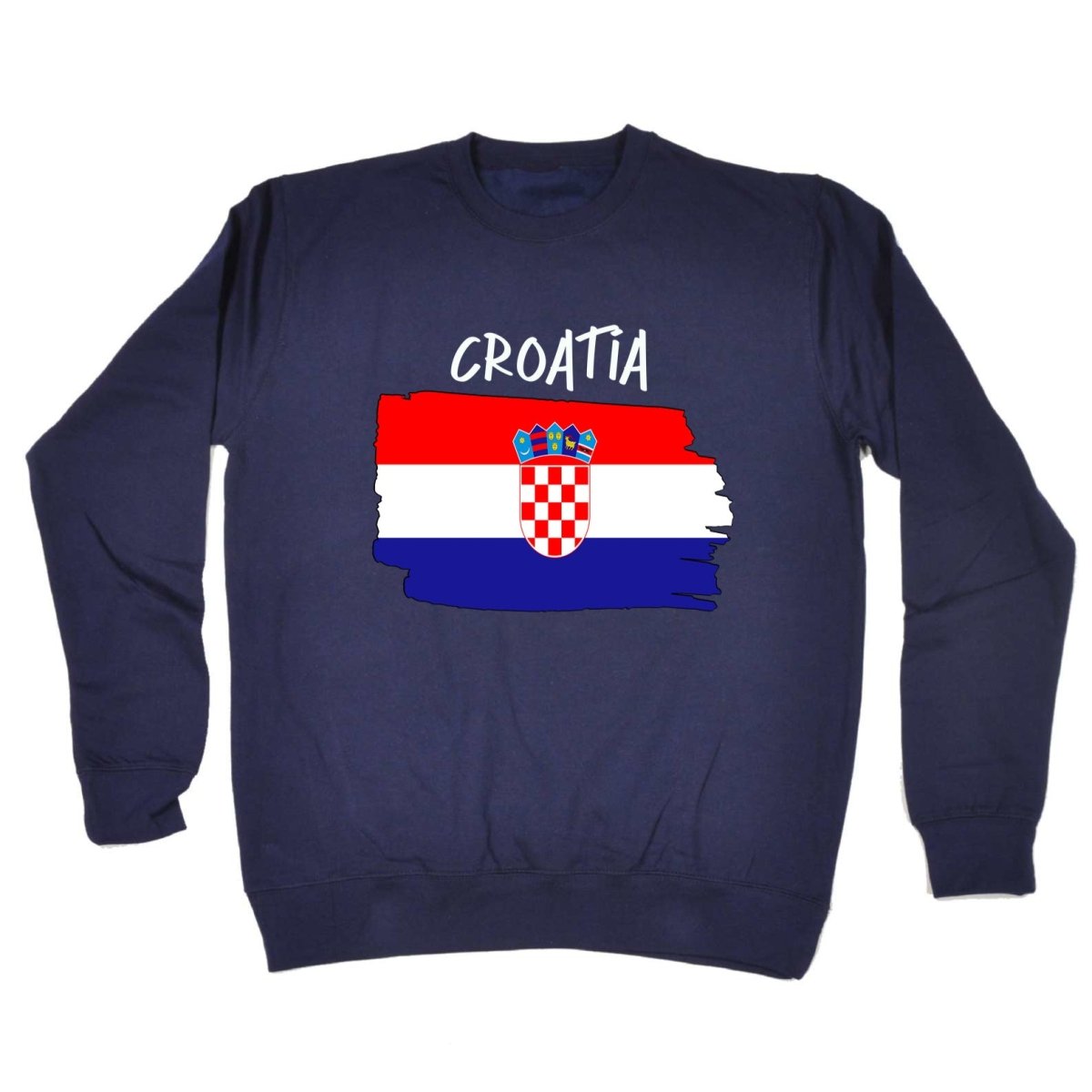 Croatia Country Flag Nationality - Sweatshirt - 123t Australia | Funny T-Shirts Mugs Novelty Gifts