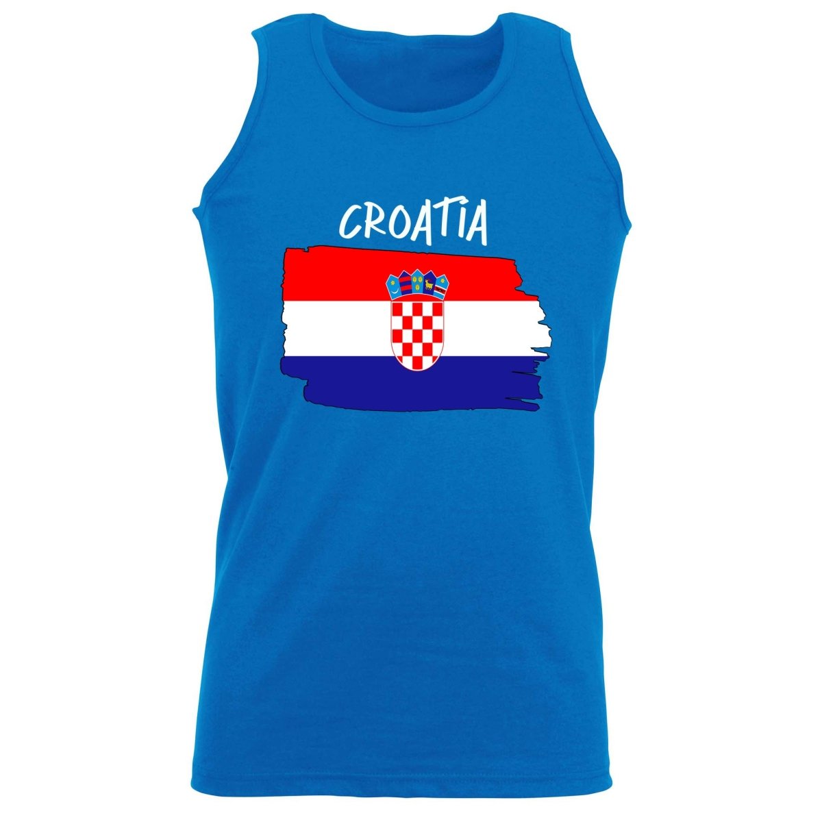 Croatia Country Flag Nationality - Vest Singlet Unisex Tank Top - 123t Australia | Funny T-Shirts Mugs Novelty Gifts