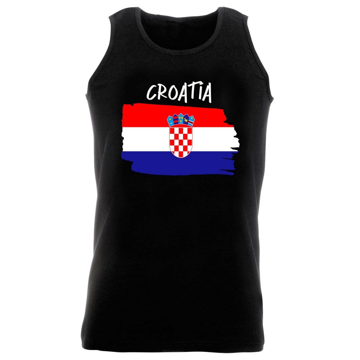 Croatia Country Flag Nationality - Vest Singlet Unisex Tank Top - 123t Australia | Funny T-Shirts Mugs Novelty Gifts