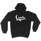 Crooks - Funny Novelty Hoodies Hoodie - 123t Australia | Funny T-Shirts Mugs Novelty Gifts