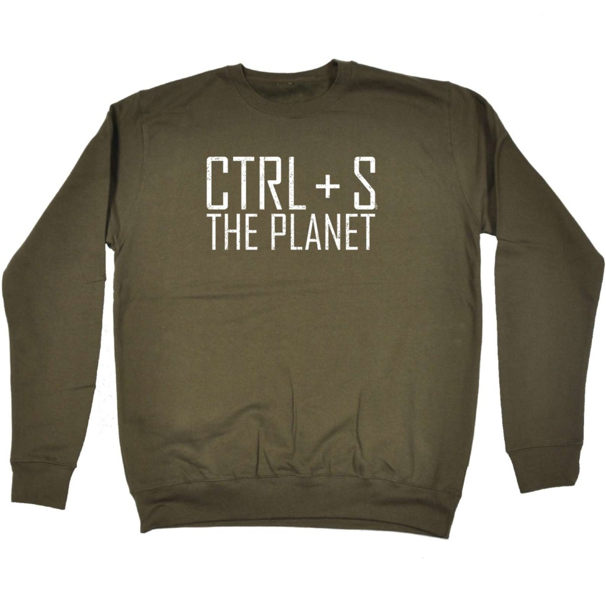 Ctrl S Save The Planet - Funny Novelty Sweatshirt - 123t Australia | Funny T-Shirts Mugs Novelty Gifts