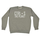 Ctrl S Save The Planet - Funny Novelty Sweatshirt - 123t Australia | Funny T-Shirts Mugs Novelty Gifts