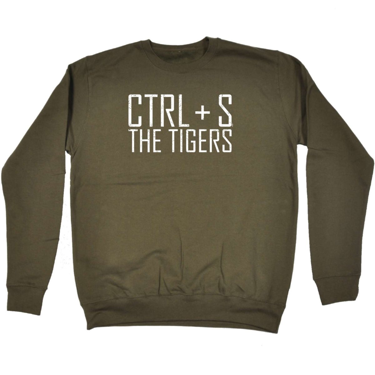 Ctrl S Save The Tigers - Funny Novelty Sweatshirt - 123t Australia | Funny T-Shirts Mugs Novelty Gifts