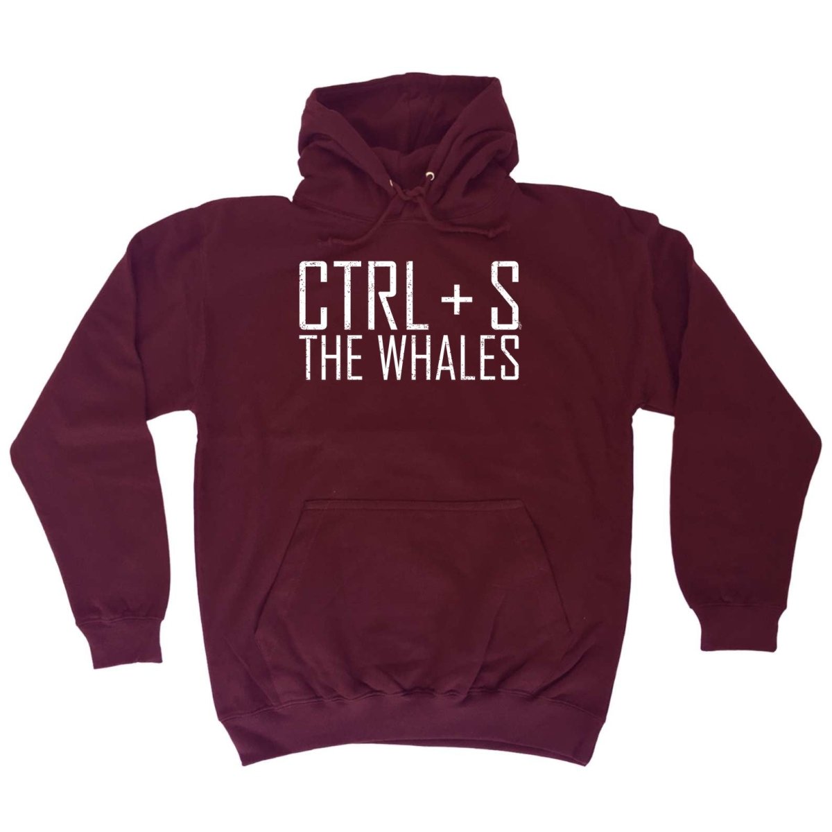 Ctrl S Save The Whales - Funny Novelty Hoodies Hoodie - 123t Australia | Funny T-Shirts Mugs Novelty Gifts