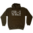 Ctrl S Save The Whales - Funny Novelty Hoodies Hoodie - 123t Australia | Funny T-Shirts Mugs Novelty Gifts