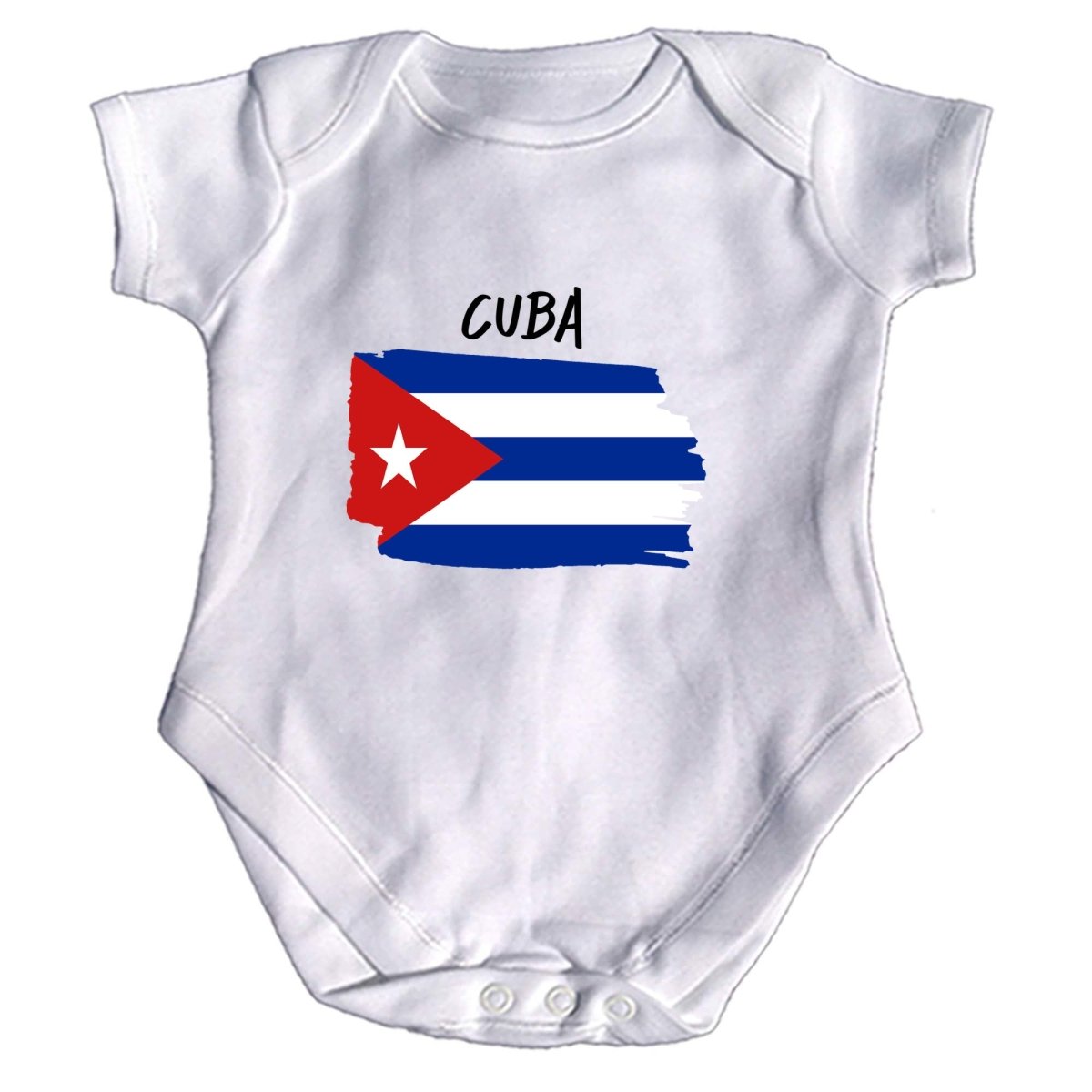 Cuba Country Flag Nationality - Babygrow Baby - 123t Australia | Funny T-Shirts Mugs Novelty Gifts