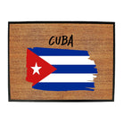 Cuba Country Flag Nationality - Novelty Doormat - 123t Australia | Funny T-Shirts Mugs Novelty Gifts