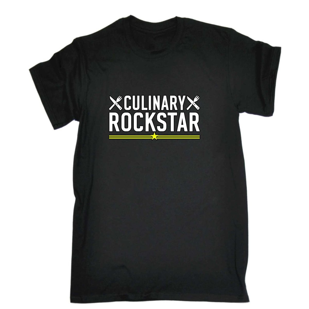 Culinary Rockstar Chef - Mens Funny T-Shirt Tshirts - 123t Australia | Funny T-Shirts Mugs Novelty Gifts