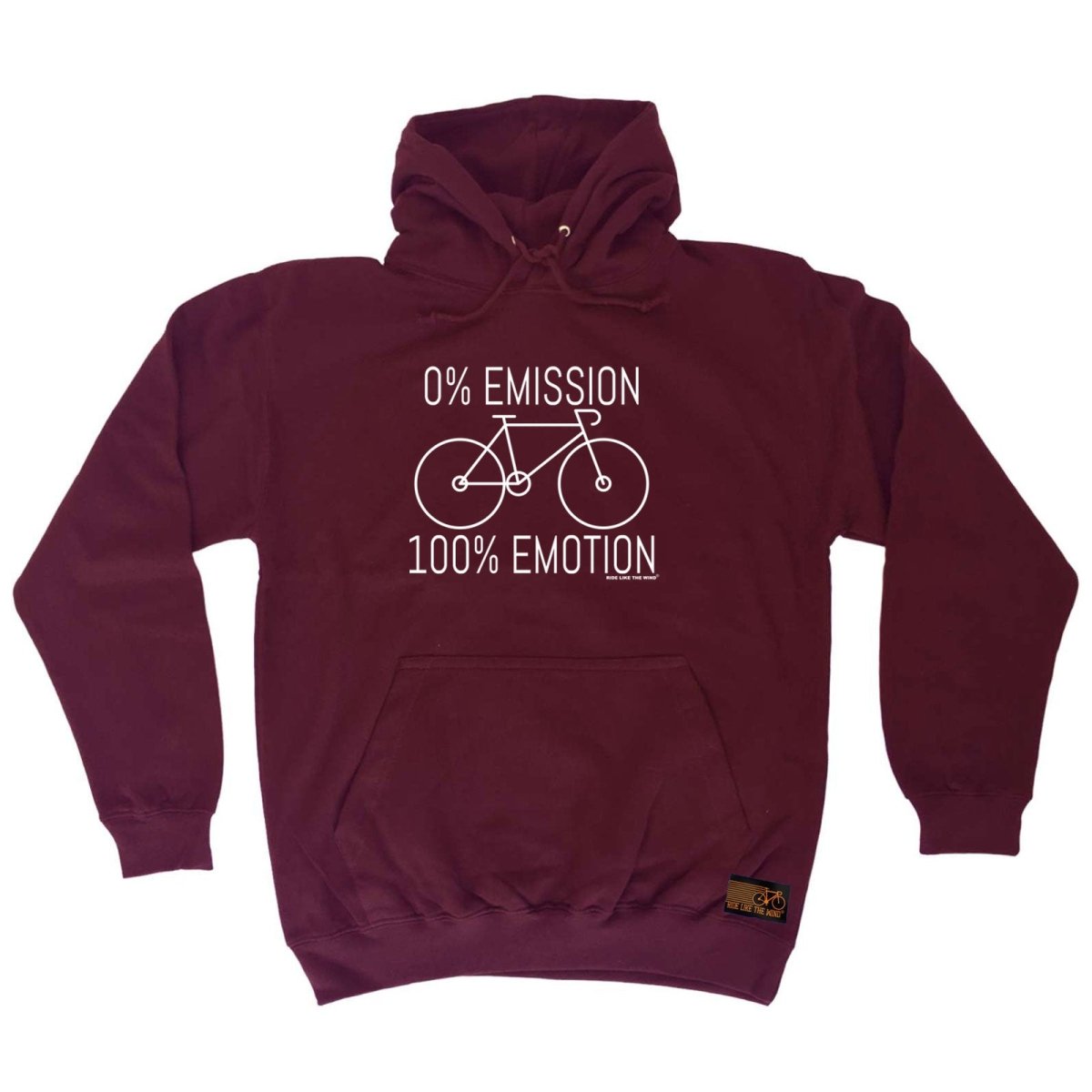 Cycling Rltw 0 Emissions 100 Emotion - Funny Novelty Hoodies Hoodie - 123t Australia | Funny T-Shirts Mugs Novelty Gifts