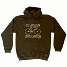 Cycling Rltw 0 Emissions 100 Emotion - Funny Novelty Hoodies Hoodie - 123t Australia | Funny T-Shirts Mugs Novelty Gifts