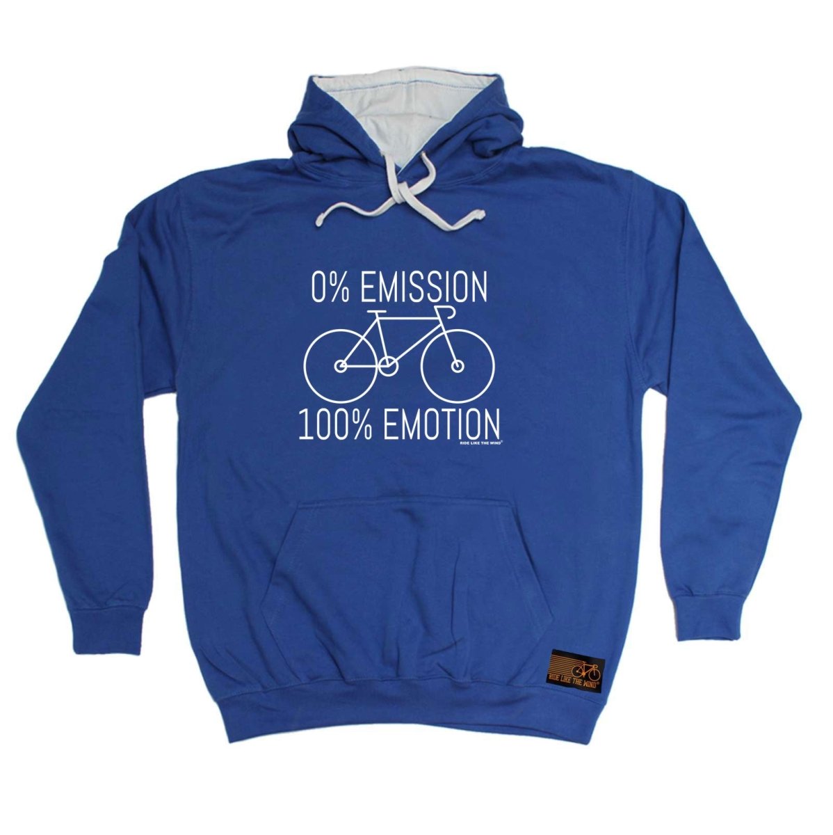 Cycling Rltw 0 Emissions 100 Emotion - Funny Novelty Hoodies Hoodie - 123t Australia | Funny T-Shirts Mugs Novelty Gifts